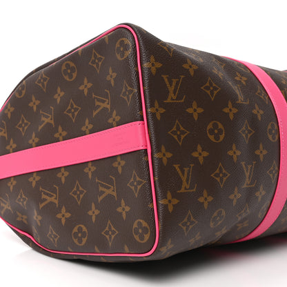 Louis Vuitton Monogram Keepall Bandouliere 45 Pondichery Pink 8 of 10