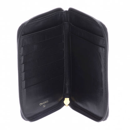 Chanel Caviar Zip Around Wallet Black 5 of 8