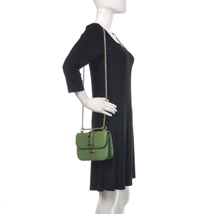 Valentino Garavani Vitello Small Glam Lock Rockstud Flap Green 2 of 11