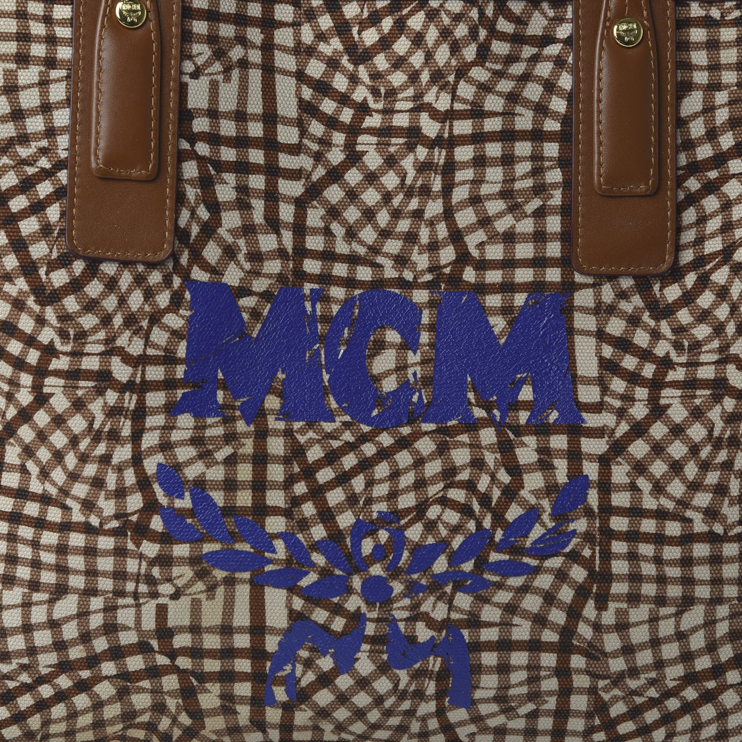 Visetos Medium Liz Reversible Shopper Tote Cognac