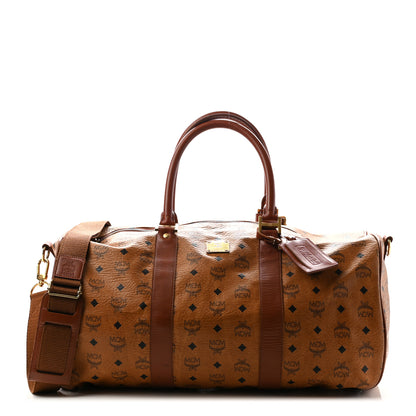 MCM Visetos Weekender Duffle Bag Cognac 1 of 11