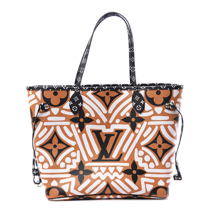 Louis Vuitton Monogram Giant Crafty Neverfull MM Creme Caramel 1 of 9