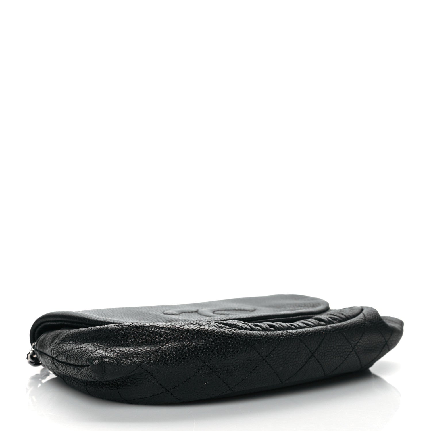 Chanel Caviar Half Moon Wallet On Chain WOC Black 4 of 10