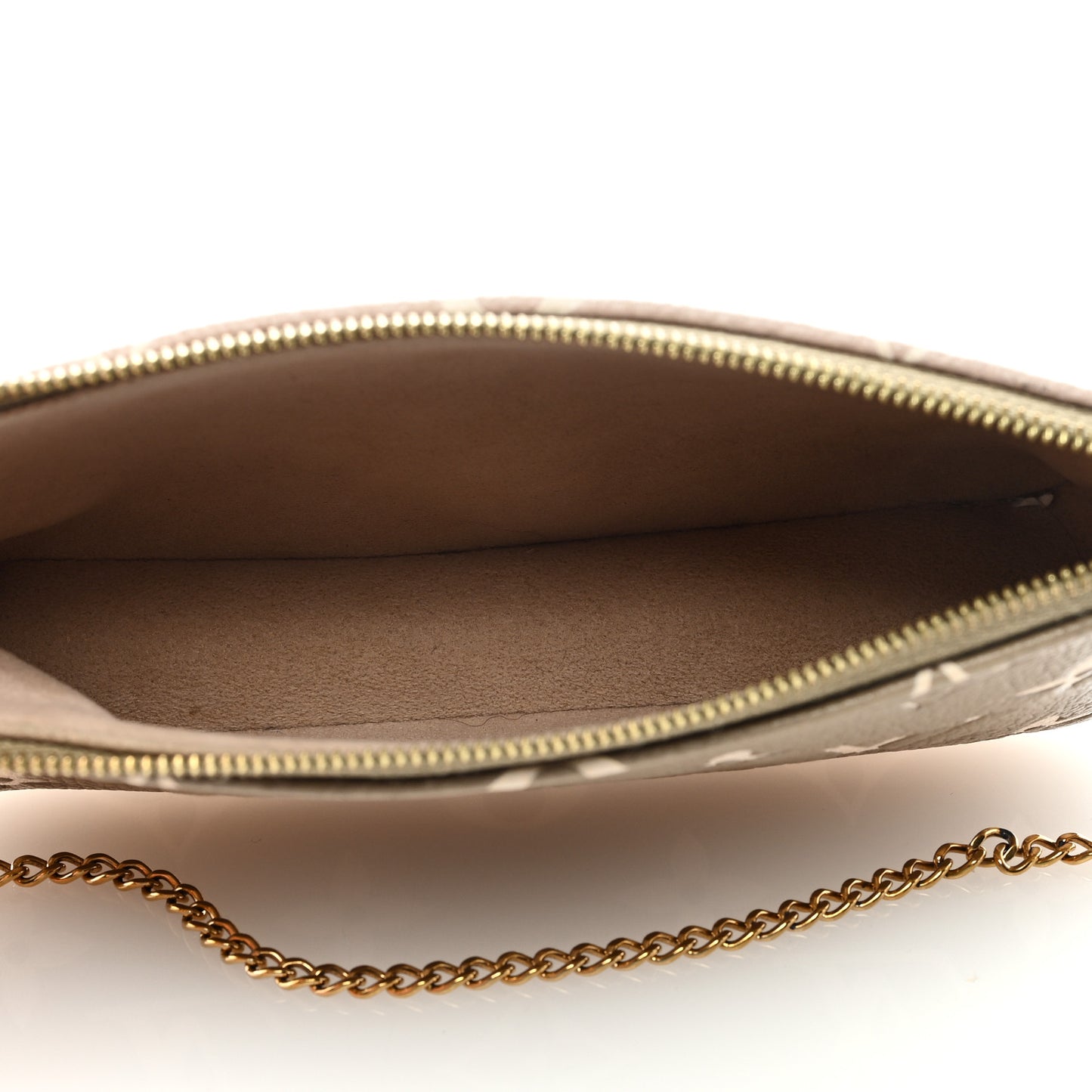 Empreinte Spring in the City Mini Pochette Accessories Kaki Beige Cream