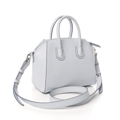 Givenchy Sugar Goatskin Mini Antigona Baby Blue 2 of 10