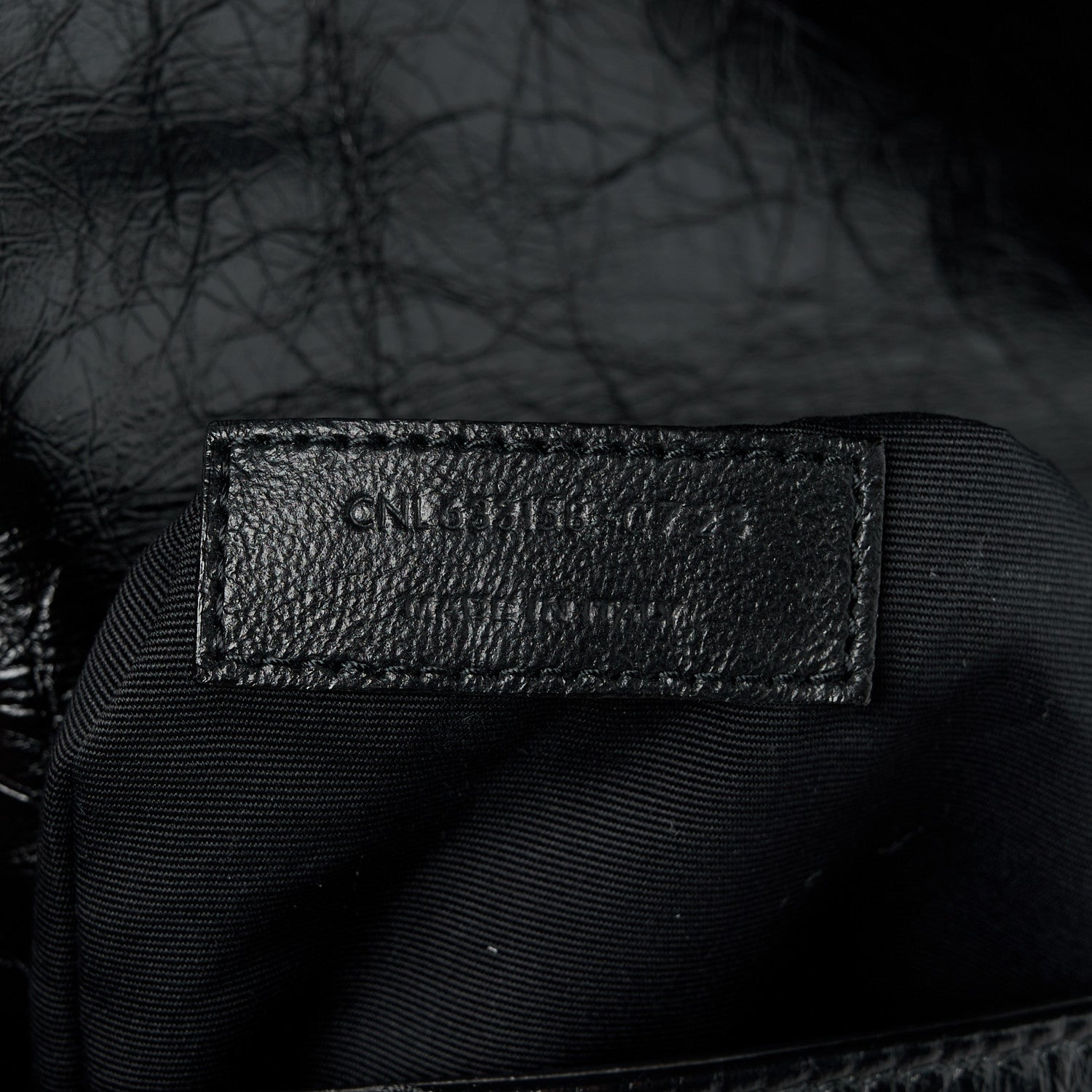 Saint Laurent Crinkled Calfskin Matelasse Monogram Medium Niki Chain Satchel Black 8 of 11
