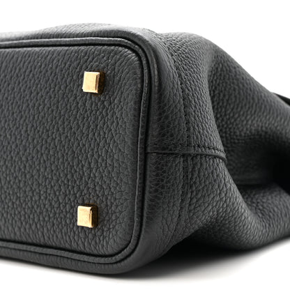 Moynat Taurillon Blush Calfskin Gabby BB Black 9 of 11