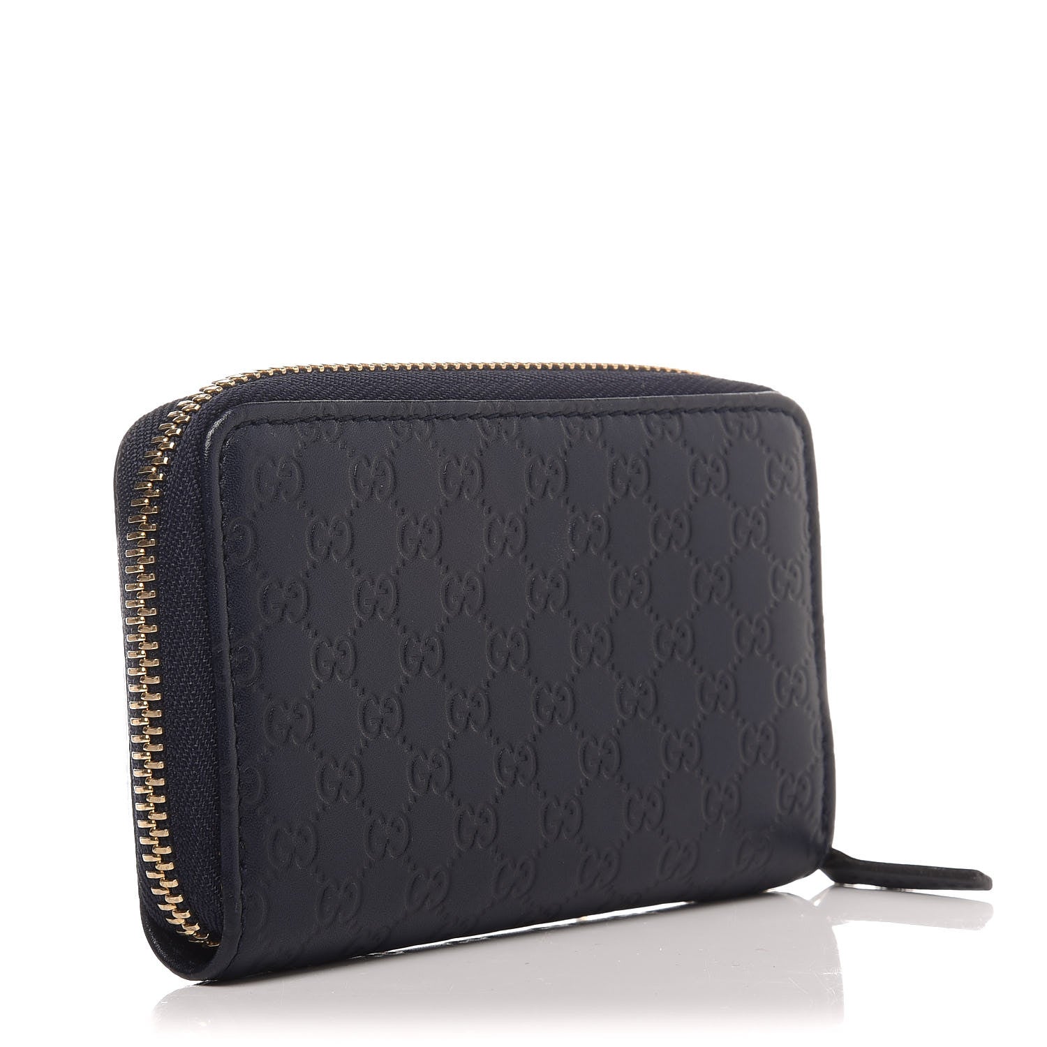 Gucci Microguccissima Zip Around Card Case Navy 3 of 10