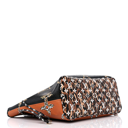 Louis Vuitton Monogram Giant Jungle Neverfull MM Black 5 of 10