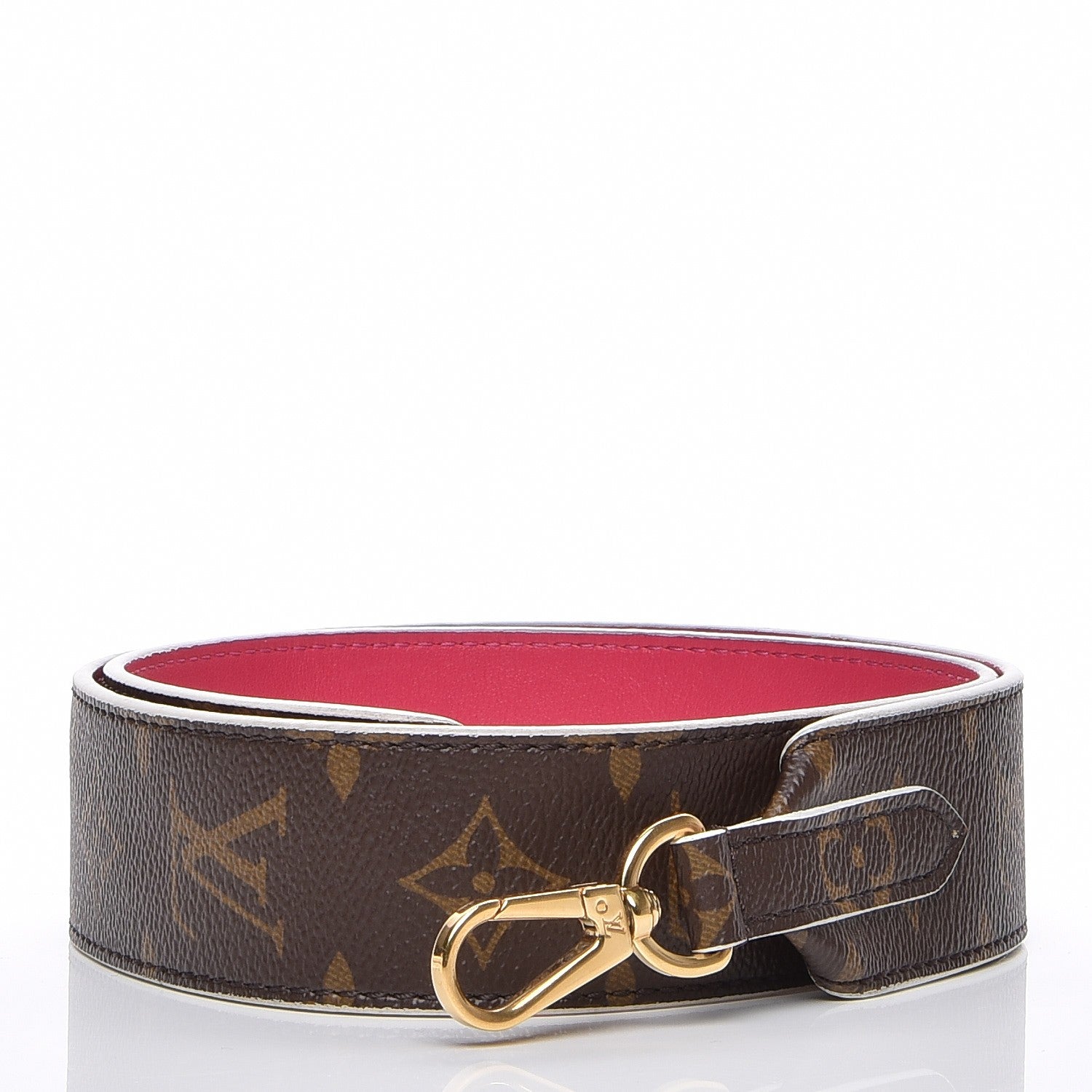 Louis Vuitton Monogram Bandouliere Shoulder Strap Hot Pink 1 of 5
