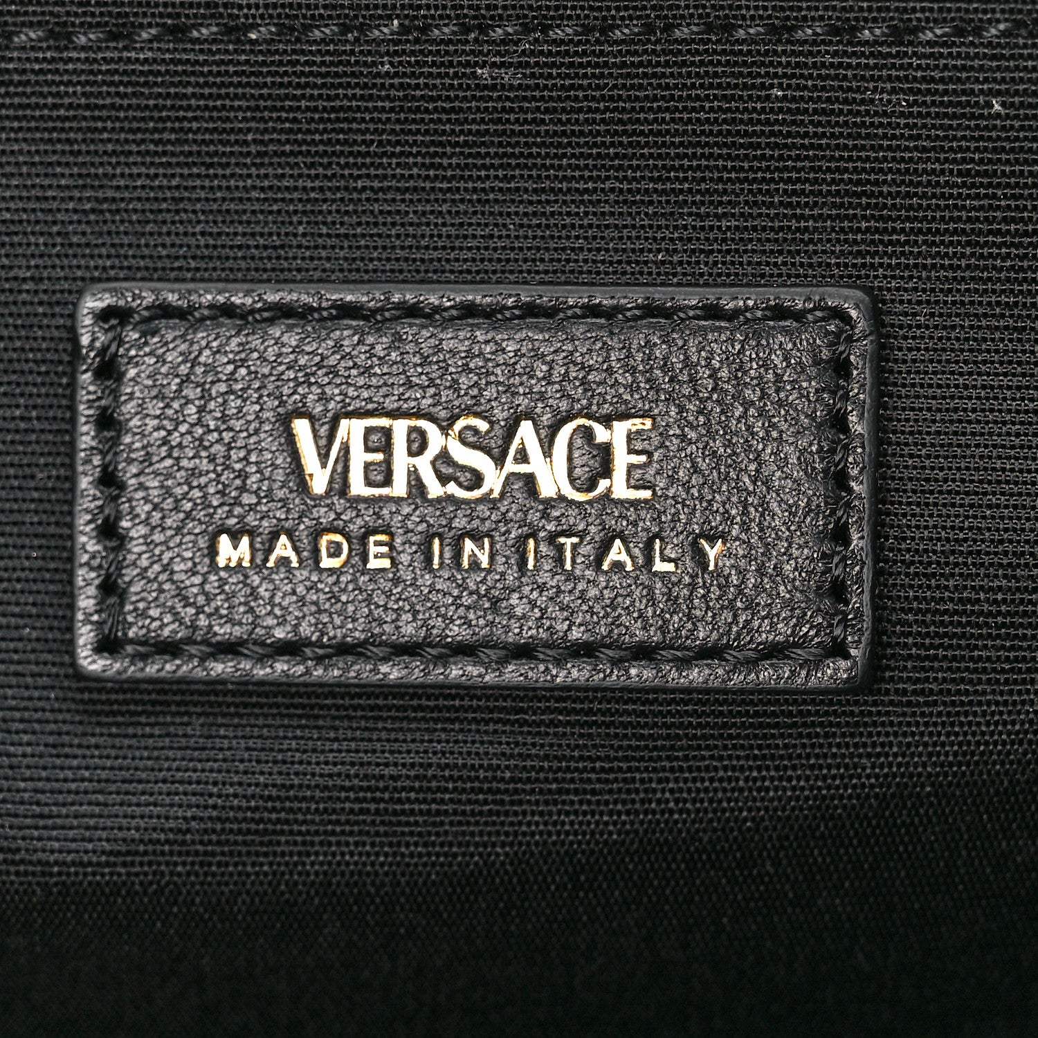Versace Lambskin Quilted Medusa Wallet On Chain Crossbody Black 6 of 11