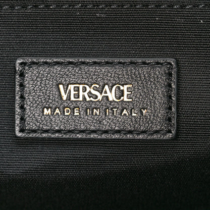 Versace Lambskin Quilted Medusa Wallet On Chain Crossbody Black 6 of 11