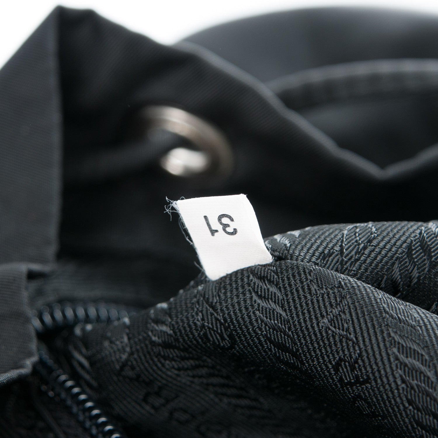 Prada Nylon Vela Medium Backpack Black 7 of 7