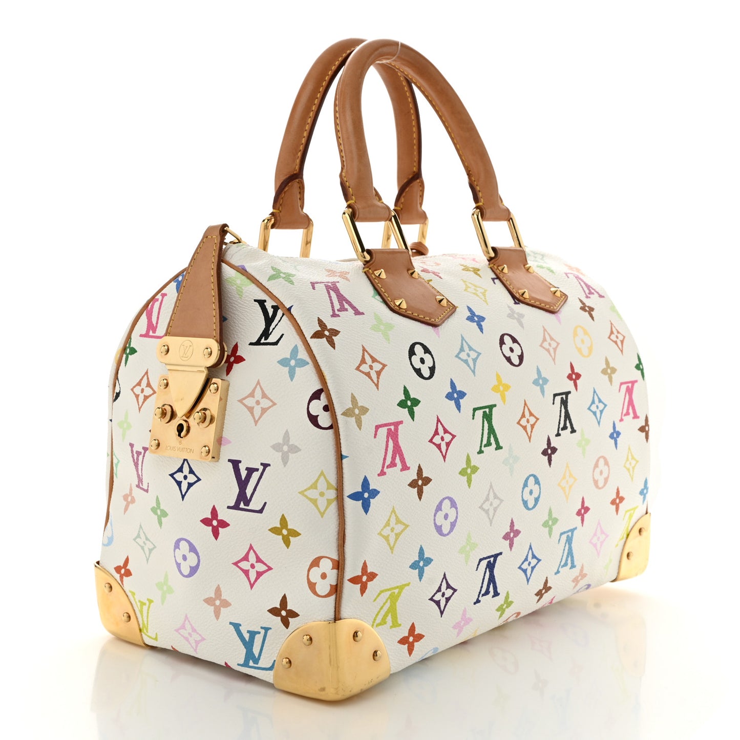 Monogram Multicolor Speedy 30 White