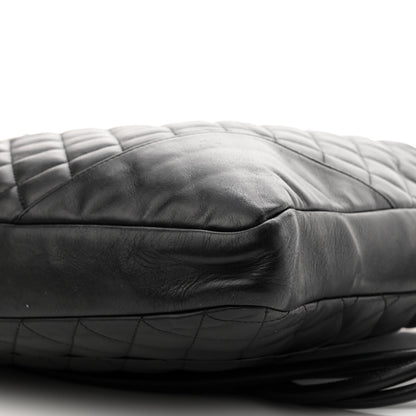 Chanel Calfskin Quilted Large Cambon Messenger Black White 10 of 12