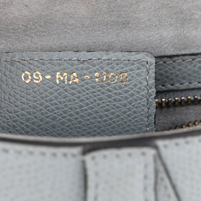 Christian Dior Grained Calfskin Saddle Bag Grey Stone 7 of 15
