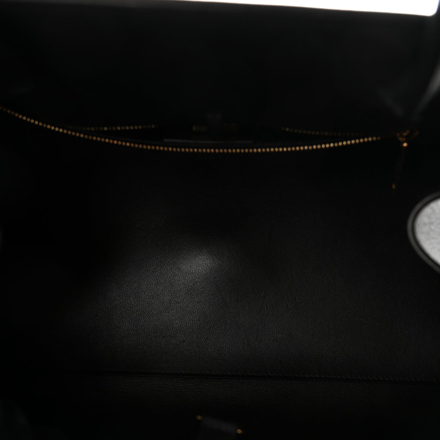 Calfskin Medium Hug Bag Black