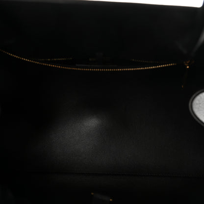 Salvatore Ferragamo Calfskin Medium Hug Bag Black 4 of 9