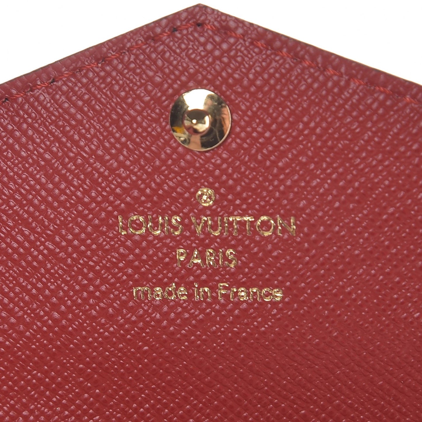 Monogram Daily Organizer Envelope Insert Red