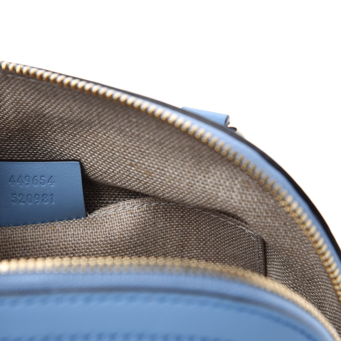Microguccissima Mini Dome Bag Mineral Blue