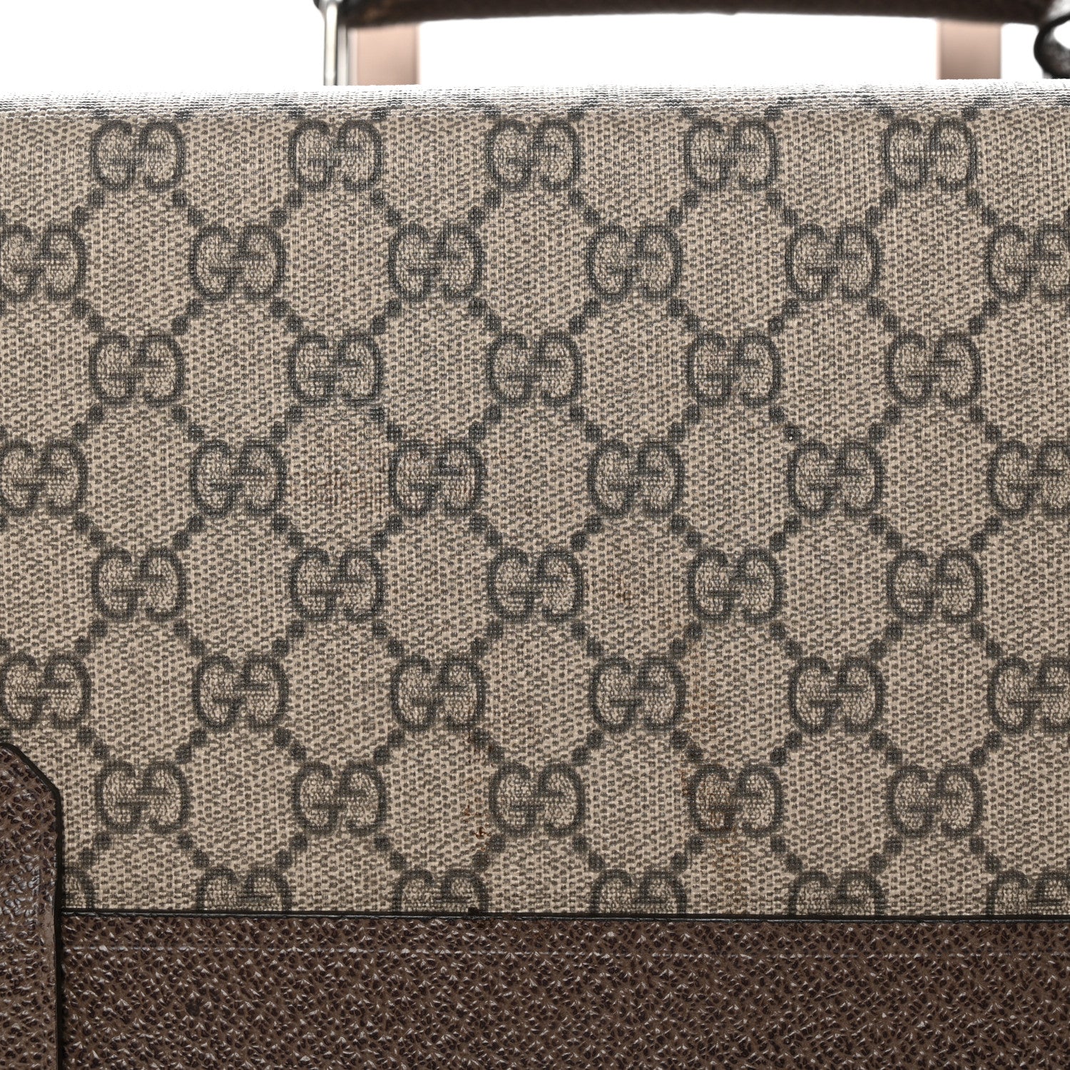 Gucci Supreme Monogram Globe-Trotter Carry-On Brown 13 of 15