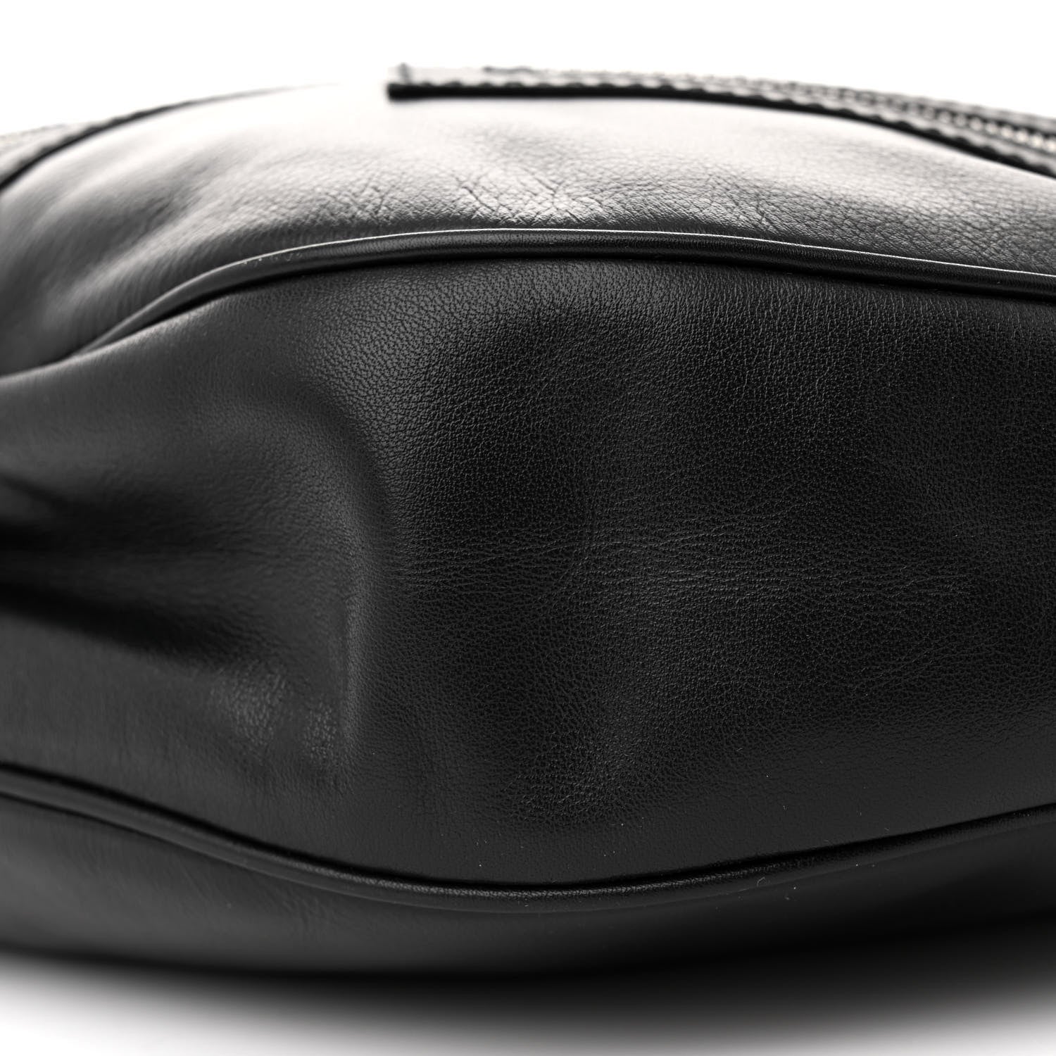 Versace Calfskin Medium Repeat Zip Hobo Black 10 of 12