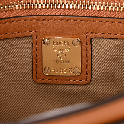 MCM Visetos Monogram Tracy Crossbody Cognac 6 of 12