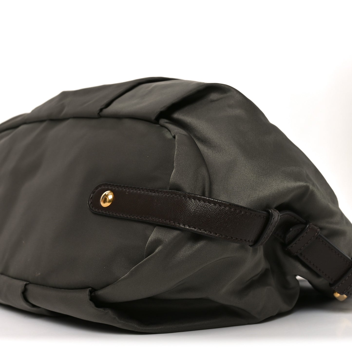 Tessuto Nylon Jacquard Logo Tote  Bruciato Sughero