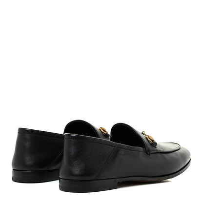Gucci Calfskin Womens Jordaan Loafers 37 Black 4 of 19