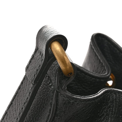 Gucci Velvet GG Monogram Textured Calfskin Web Bucket Bag Brown Black 12 of 12