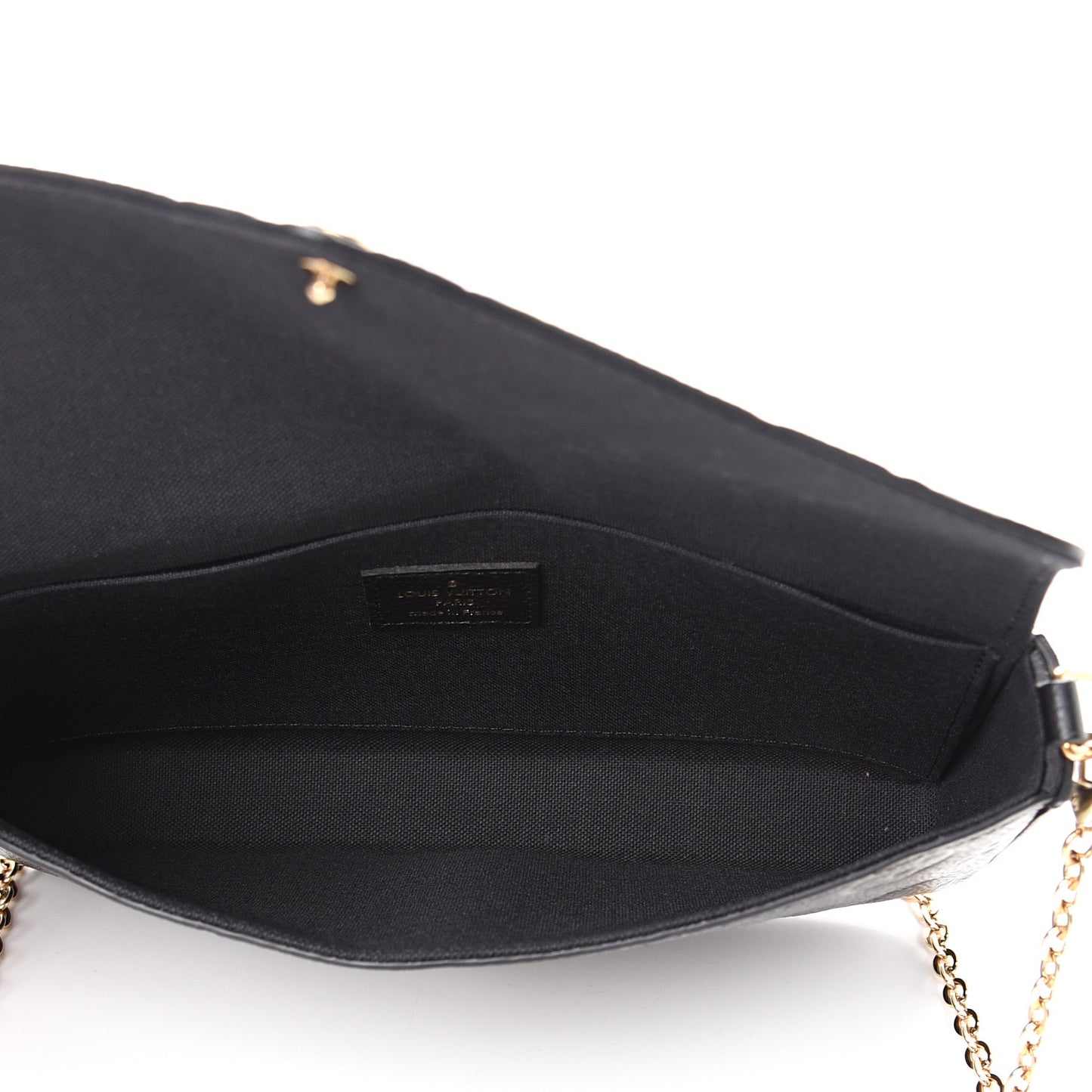 Empreinte Pochette Felicie Chain Wallet Black
