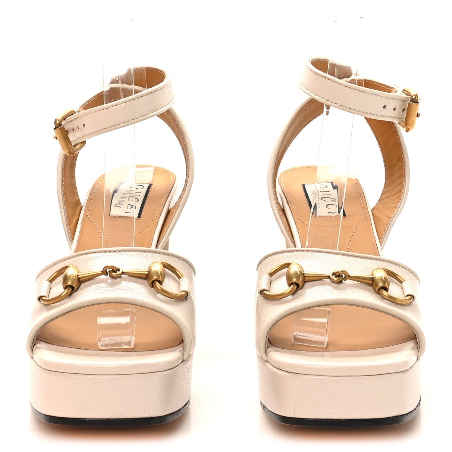 Gucci Quentin Granada Kid Horsebit 25/60mm Platform Sandals 37