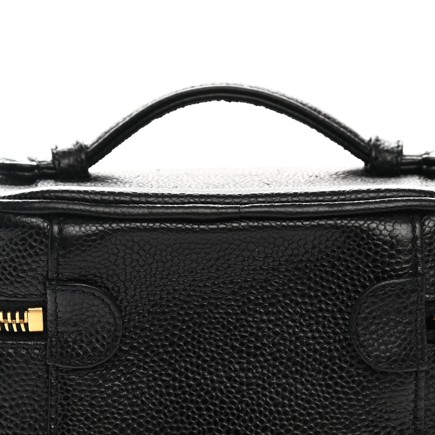 Chanel Caviar Vanity Cosmetic Case Black 14 of 15