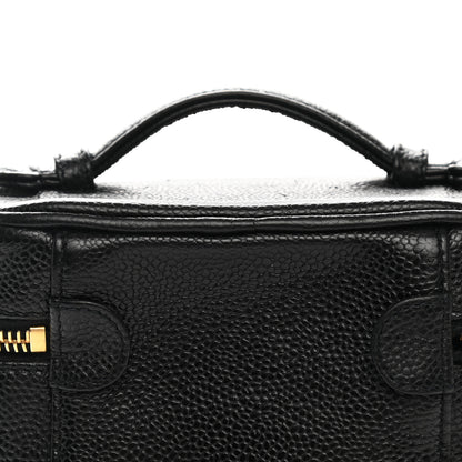 Chanel Caviar Vanity Cosmetic Case Black 14 of 15