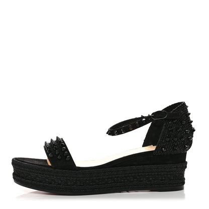 Christian Louboutin Nappa Madmonica 60 Platform Sandals 38 Black 1 of 8