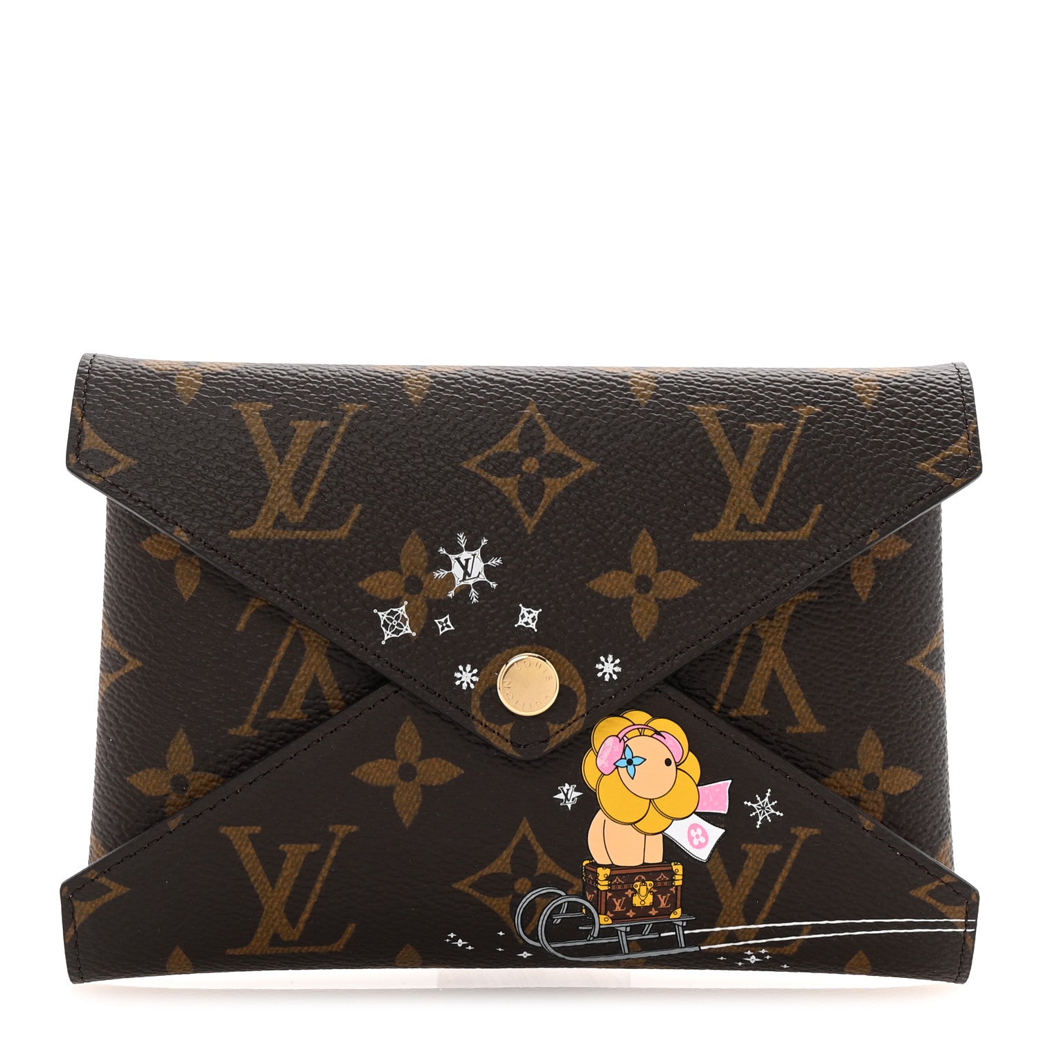 Louis Vuitton Monogram 2023 Christmas Animation Kirigami Pochette Set 3 of 8