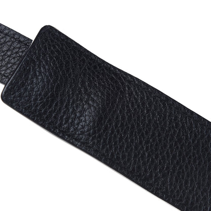 Celine Drummed Calfskin Suede Small Trapeze Black 8 of 10