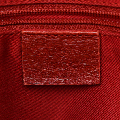 Gucci Monogram Medium Tote Red 6 of 17