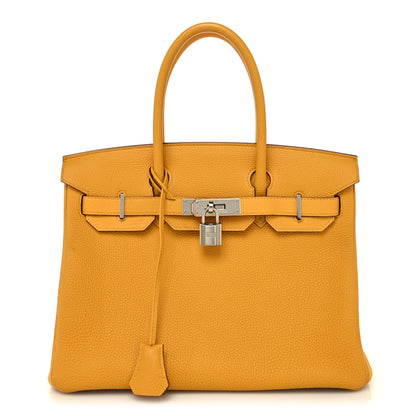 Hermes Togo BIRKIN 30 Jaune Ambre 1 of 14