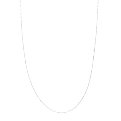 Tiffany 18K White Gold Chain Necklace 19.5" 1 of 4