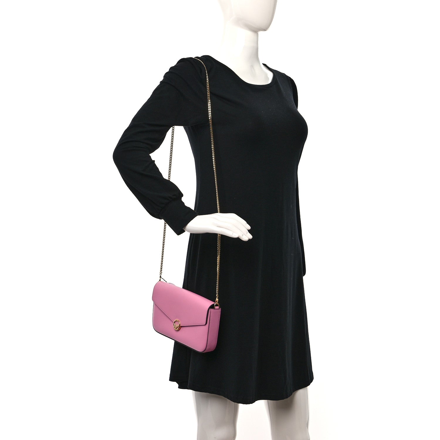Fendi Vitello Cruise F is Fendi Envelope Wallet on Chain with Pouches Lollypop 2 of 17