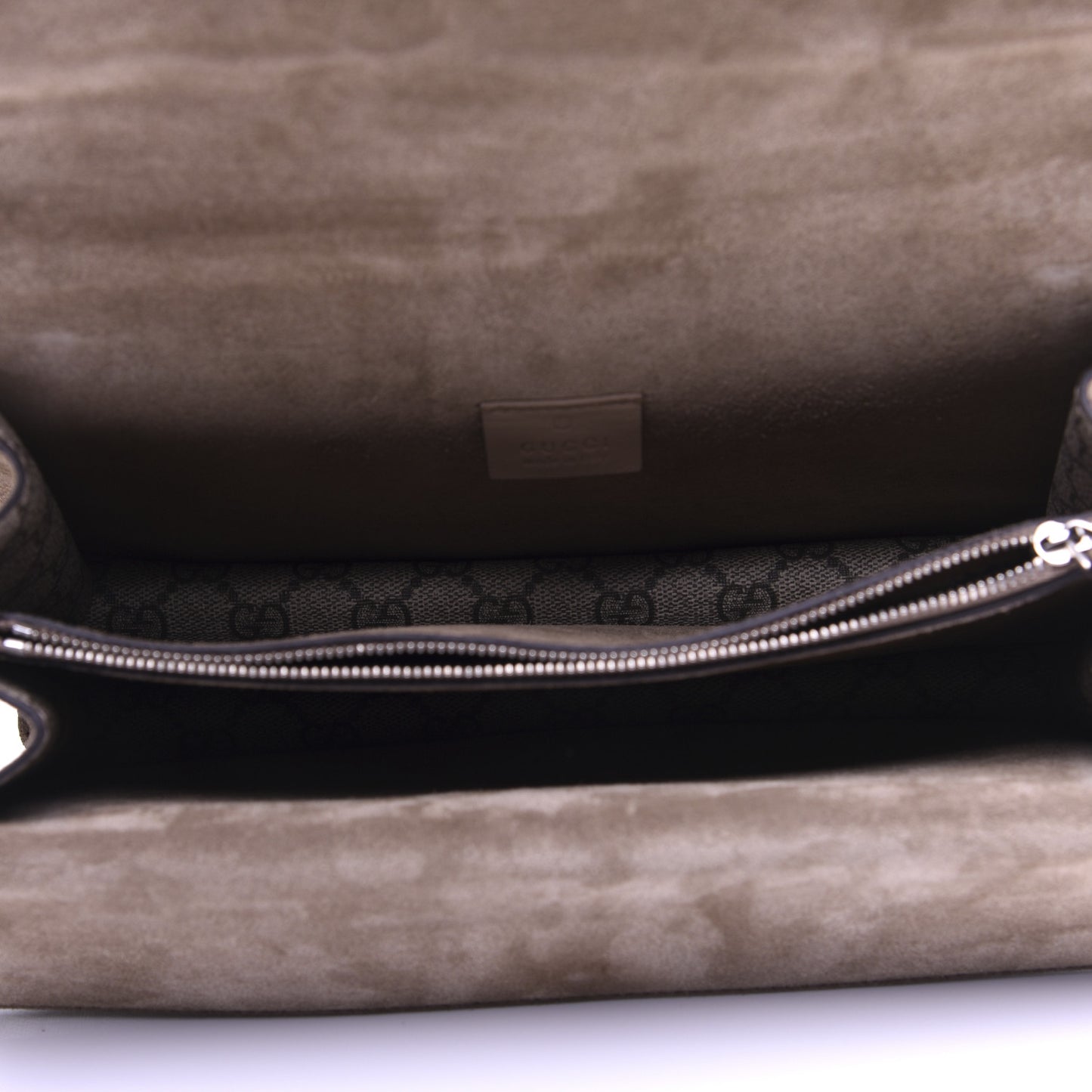 GG Supreme Monogram Small Dionysus Shoulder Bag Taupe