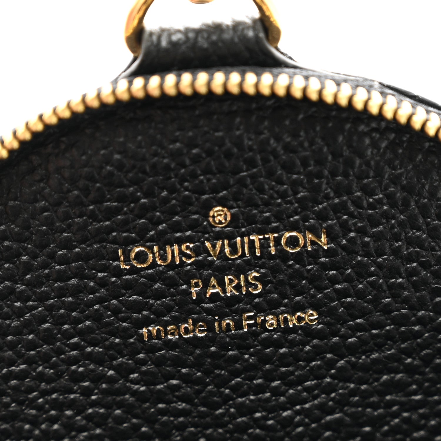 Louis Vuitton Empreinte Monogram Giant Round Coin Purse Black Beige 6 of 6