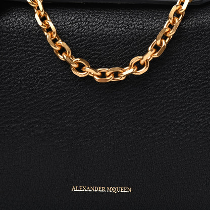 Alexander McQueen Fine Grain Goatskin Box Shoulder Bag 19 Black 9 of 9