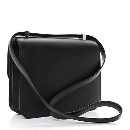 Hermes Grained Monsieur Lizard Constance 24 Black Ombre 2 of 4