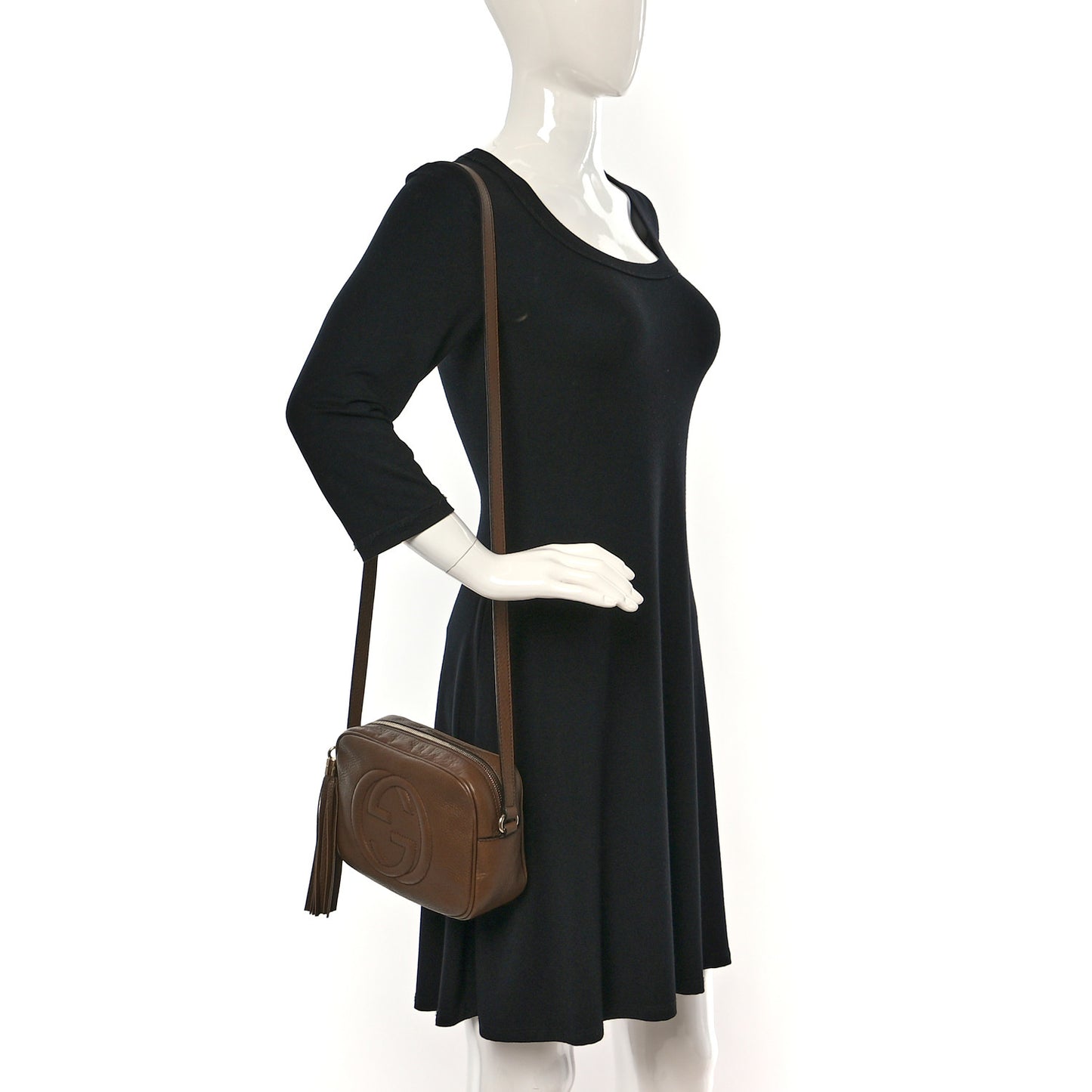 Cellarius Calfskin Small Soho Disco Bag Acero
