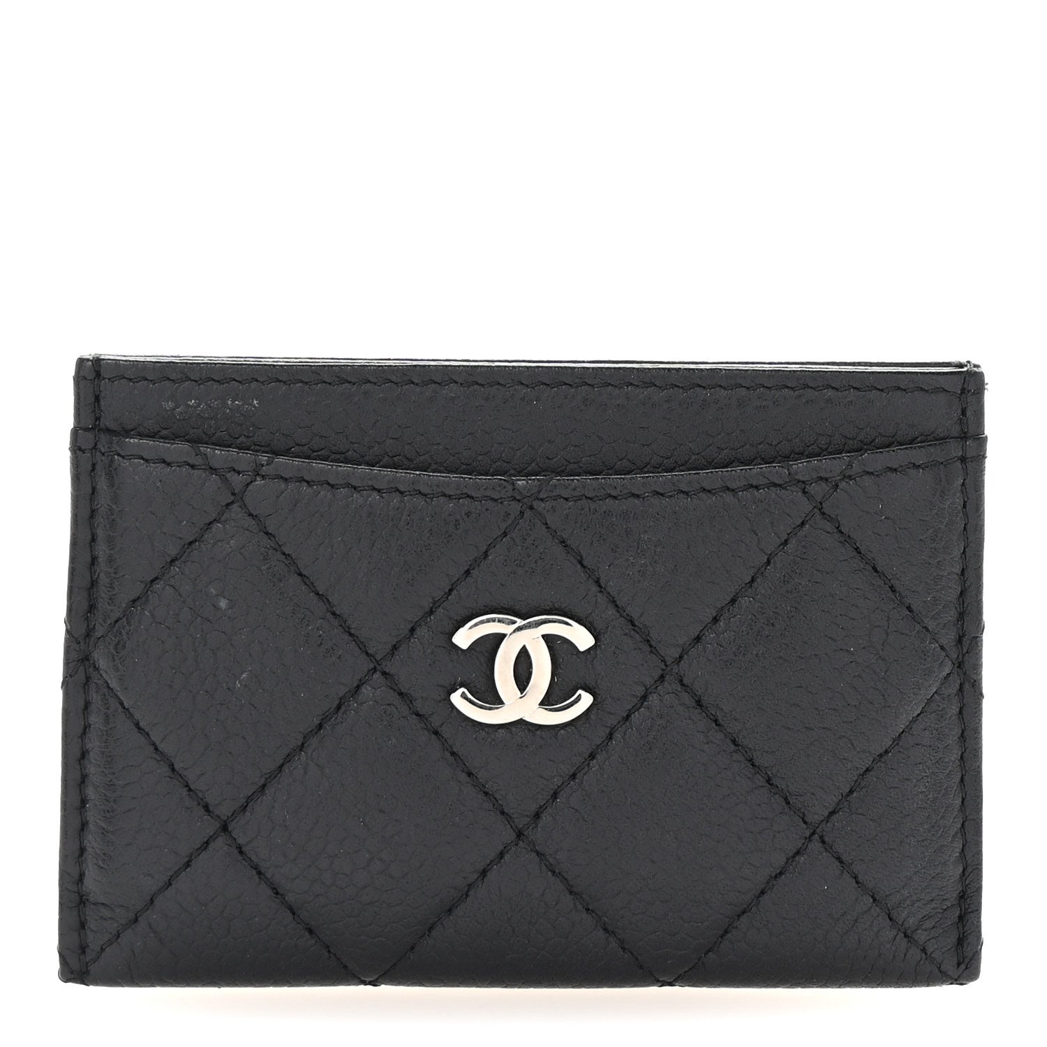 Chanel Caviar Quilted Card Holder Black 1 of 8
