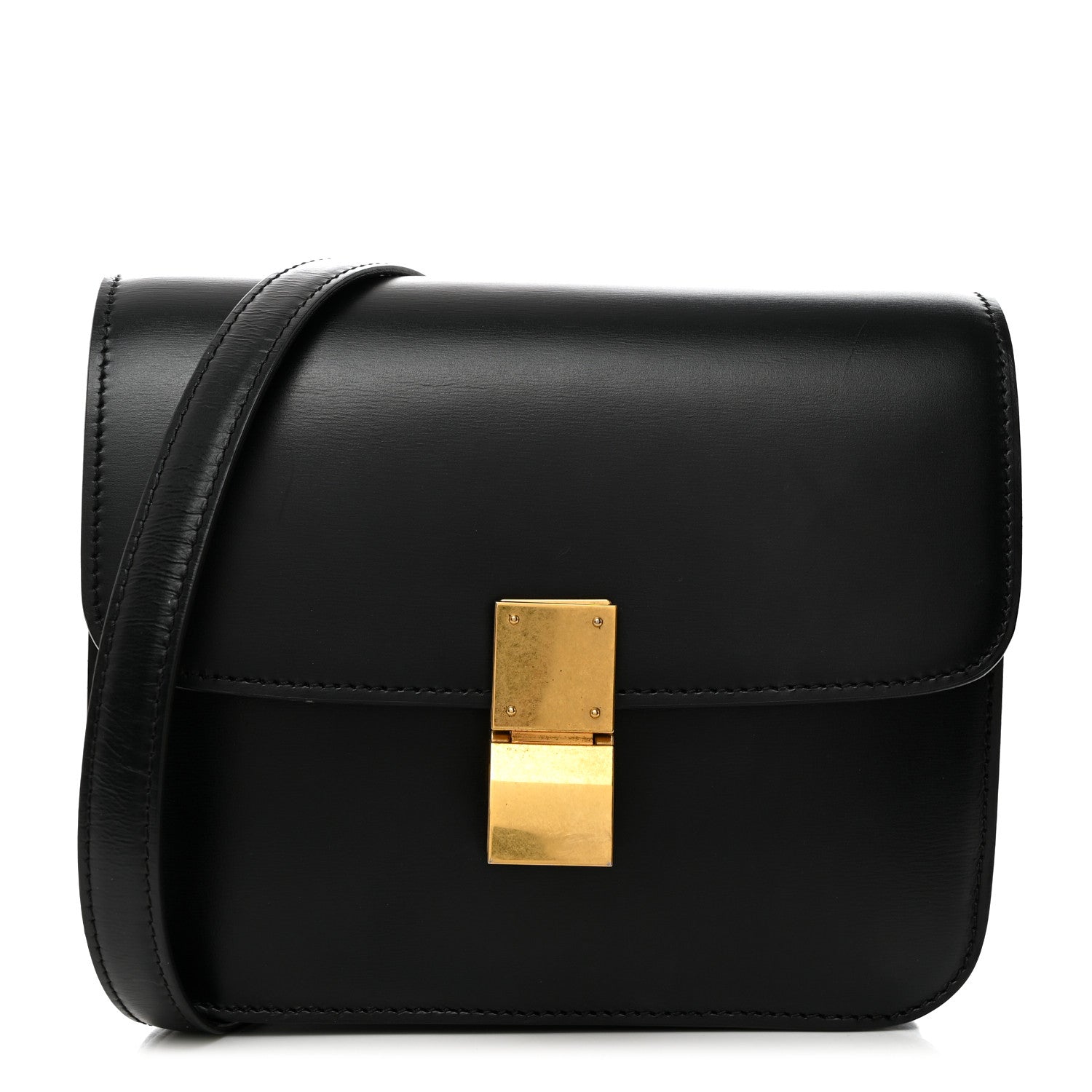 Celine Box Calfskin Teen Classic Box Flap Bag Black 1 of 10
