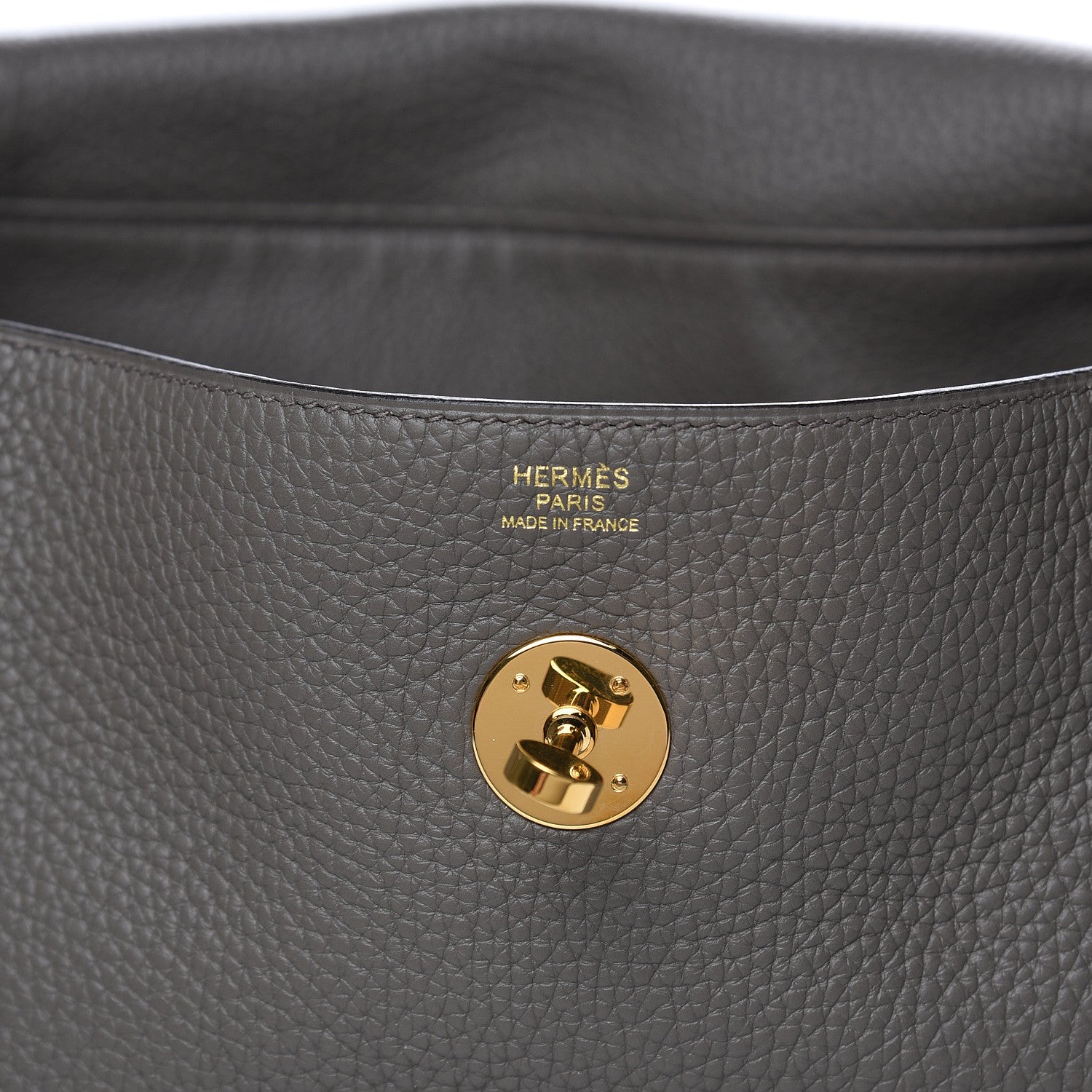 Hermes Taurillon Clemence Lindy 30 Etain 6 of 11