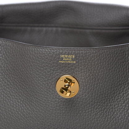 Hermes Taurillon Clemence Lindy 30 Etain 6 of 11